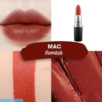 Son Thương hiệu MAC MATTE LIPSTICK-MARRAKESH Màu nâu cam đậm (Mờ) đầy ấn tượng năm nay 💄