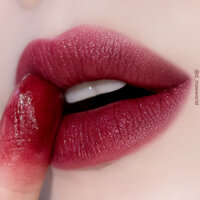 Son Tint AMELI Plat Lips Burgundy Son Bóng Màu Hồng Đậm Màu Giữa Đen Và Tím