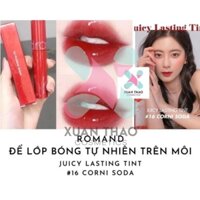 SON TINT BÓNG ROMAND JUICY LASTING TINT - 16 Corni Soda ĐỎ ĐẤT 5.5G