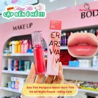 Son Tint Peripera Water Bare Tint 3.7g Màu 04 All Right Peach