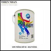 Sơn Trắng Mờ S8 - 4Kg/Thùng