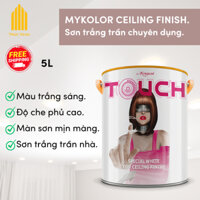 Sơn trắng trần nhà Mykolor Ceiling Special White - Dung tích: 5L.