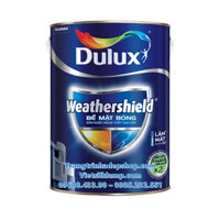 Sơn trang trí ngoại thất - Sơn nước cao cấp DULUX WEATHERSHIELD BỀ MẶT BÓNG - BJ9 (5L)