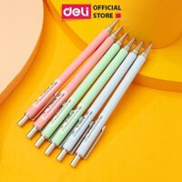 Sơn Tùng M-TP Collection Bút Chì Kim Bấm Ngòi 0.5 0.7 Màu Pastel Cute Deli - Phù Hợp Học Sinh Văn Phòng - CU994 CU995 - Xanh Lá - 0.5mm