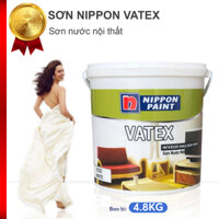 SƠN TƯỜNG 4.8 KG NIPPON VATEX (Sơn nước thân thiện với môi trường, an toàn cho người sử dụng, màu sắc tùy chọn...)