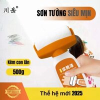 Sơn tường kèm Con lăn DIY - Sơn Trang trí tường Thông minh Nhiều màu trắng