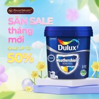Sơn tường ngoài trời Dulux Weathershield lon 1 lít (Sơn ngoại thất)