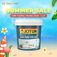 Sơn tường trong nhà Jotun Essence 1 lít che phủ tối đa bóng bền màu, dễ lau chùi (Sơn nội thất)