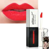 Son xăm lì siêu mịn không trôi Mira Aroma Tattoo Liptint Hàn Quốc 6g tặng kèm móc khoá  - No.1 Real Red