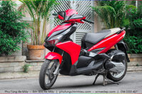 Sơn xe máy Air Blade 125 - Đỏ Đen Bóng