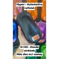 Sơn xe máy HYPER Honda màu đen mờ camay 1K (Code màu: H-145)