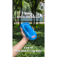 Sơn xe máy HYPER màu xanh dương SOLID 1K (Code: V-28) 1 Lít