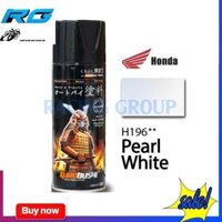 Sơn Xe Máy Samurai Trắng Ngọc Trai H196 - Bám Dính Tốt Trên Nhiều Bề Mặt
