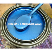 Sơn xe máy Wave màu xanh ngọc 1k lon 0.5kg và 1kg