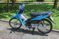 Sơn xe máy Wave - Xanh