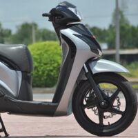 Sơn xe SH 2010 màu xám - đen cực đẹp