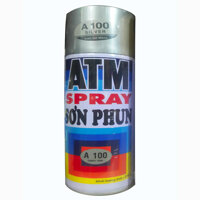 Sơn Xịt ATM A100   Màu Bạc Ánh Kim