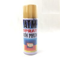 Sơn xịt ATM cho xe máy Spray A228 Gold  Vàng nhũ
