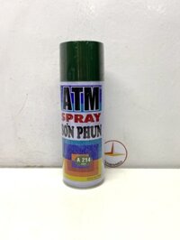 Sơn xịt ATM Spray Nhiều Màu P1 - Xanh Lá A214