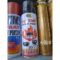 Sơn xịt chịu nhiệt Hi-Temp 1200 độ F(FLAT BLACK)