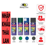 Sơn xịt hoa vân Bosny Finish Spray Paint - Bảo vệ bề mặt tối ưu với hiệu ứng hoa văn bề mặt độc đáo - Bạc H001