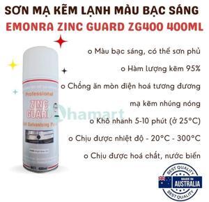 Sơn xịt kẽm lạnh ZG400 (màu bạc sáng)