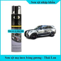 Sơn xịt mạ Inox bóng gương cao cấp Bosny B123 - MIRROR CHROME - sơn trang trí.