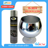 Sơn xịt mạ inox Mirror Chrome B123 hiệu Bosny - Nhập khẩu Thái Lan