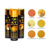 Sơn xịt mạ vàng KT gold effect Bosny có 6 màu dung tích 200ml -  Thái Lan - No.185 Sparkle Gold