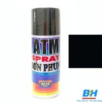 Sơn Xịt Màu Đen Bóng ATM-A210