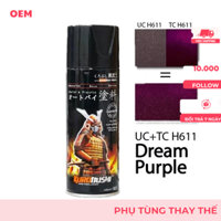 Sơn xịt Màu Tím UCH611* Dream Honda Chính hãng Samurai