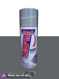 Sơn xịt ô tô, xe máy, xe đạp đủ màu Bosny -Thái Lan - xám mờ nhám 266lót - Redfox phổ thông