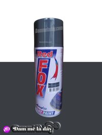 Sơn xịt ô tô, xe máy, xe đạp đủ màu Bosny -Thái Lan - Xám đậm  220 - Redfox phổ thông
