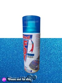 Sơn xịt ô tô, xe máy, xe đạp đủ màu Bosny -Thái Lan - Xanh dương nhũ235 - Redfox phổ thông
