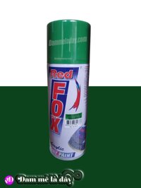 Sơn xịt ô tô, xe máy, xe đạp đủ màu Bosny -Thái Lan - xanh lá nhạt 217 - Redfox phổ thông