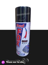 Sơn xịt ô tô, xe máy, xe đạp đủ màu Bosny -Thái Lan - đen mờ nhám 212 - Redfox phổ thông