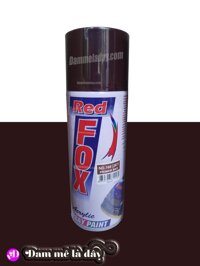 Sơn xịt ô tô, xe máy, xe đạp đủ màu Bosny -Thái Lan - đỏ mờ nhám 267lót - Redfox phổ thông