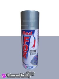 Sơn xịt ô tô, xe máy, xe đạp đủ màu Bosny -Thái Lan - Bạc nhũ 361 - Redfox phổ thông