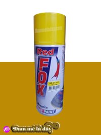 Sơn xịt ô tô, xe máy, xe đạp đủ màu Bosny -Thái Lan - vàng 218 - Redfox phổ thông
