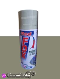 Sơn xịt ô tô, xe máy, xe đạp đủ màu Bosny -Thái Lan - xám  215 - Redfox phổ thông