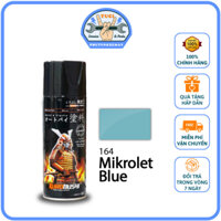 Sơn Xịt SAMURAI 164 Mikrolet Blue Màu Xanh Mikrolet Chuyên Dùng Cho Xe Máy - Tính Năng Kháng Xăng A92, A95 - Bền Màu