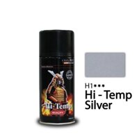 Sơn xịt Samurai chịu nhiệt màu bạc (H1***) (Chuyên sơn pô xe,lốc máy xe,chịu được nhiệt độ cao,không bông chốc)