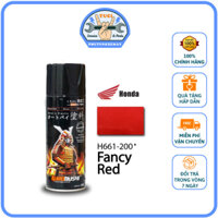 Sơn Xịt SAMURAI H661-200 Fancy Red, Sáng Bóng Chuyên Dùng Cho Xe Máy - TuCi_Phụ Tùng Xe Máy