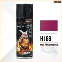 Sơn xịt Samurai Kurobushi - màu hồng magenta H168 400 ml