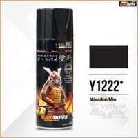 Sơn xịt Samurai Kurobushi - MÀU ĐEN MIO Y1222 400ml