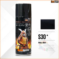 Sơn xịt Samurai Kurobushi - MÀU ĐEN Suzuki S30 400ml