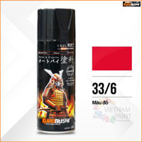 Sơn xịt Samurai Kurobushi - MÀU ĐỎ 06 400ml