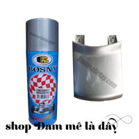 Sơn xịt vàng Gold, Bạc kim loại có nhũ kim tuyết Bosny - Thái Lan - Bạc nhũ No.1580 - bosny cao cấp