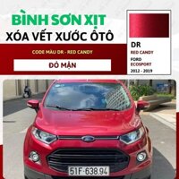 Sơn Xịt Xóa Vết Xước OH PAINT dùng cho xe FORD ECOSPORT Màu ĐỎ MẬN Code DR - RED CANDY Cao Cấp