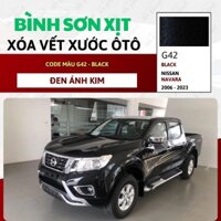 Sơn Xịt Xóa Vết Xước OH PAINT dùng cho xe NISSAN NAVARA Màu ĐEN ÁNH KIM Code G42 - BLACK Cao Cấp